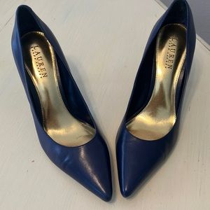 Ralph Lauren Navy Blue Stilettos